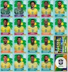 Figurinhas da seleção brasileira
